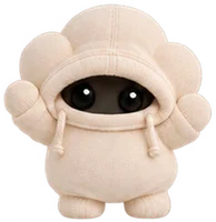 Happy knitted emotion sticker