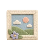 Knitted image room