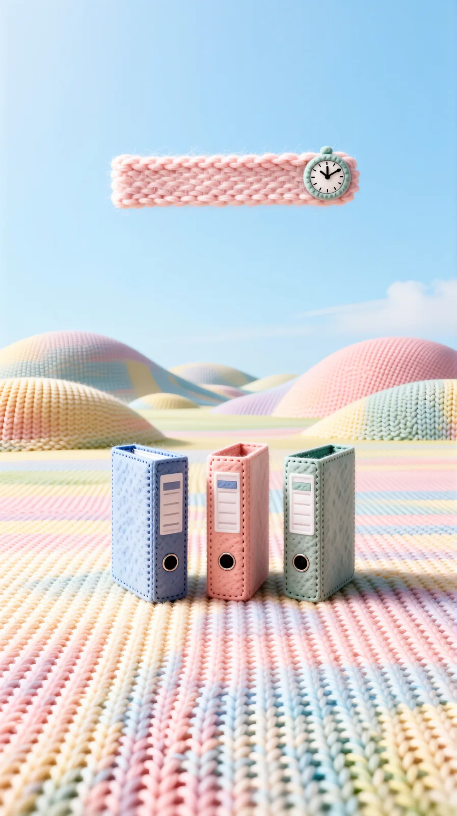 Knitted blanket field